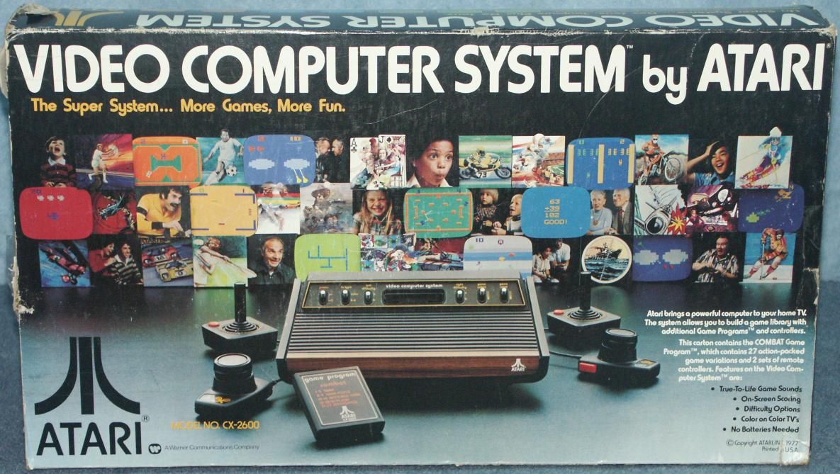 Krabice konzole Atari 2600
