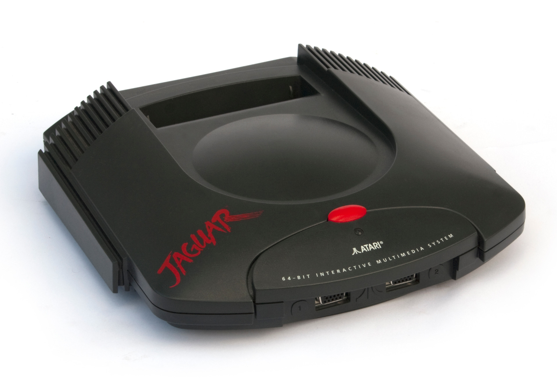konzole Atari Jaguar zepředu bez ovladače