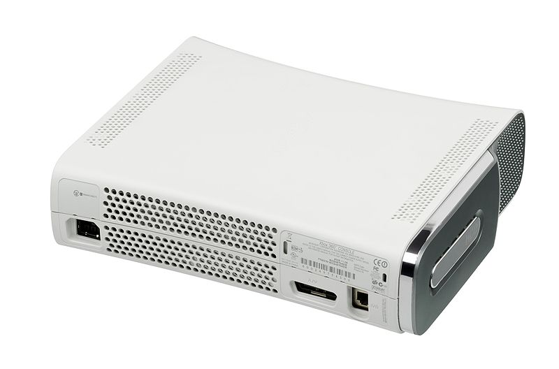 konzole Xbox 360 zezadu