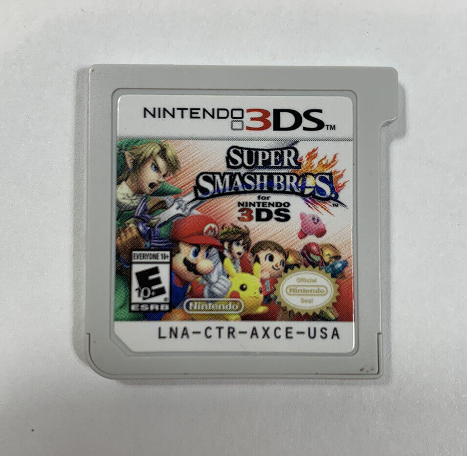 herní cartridge s hrou Super Smash Bros for 3DS pro Nintendo 3DS