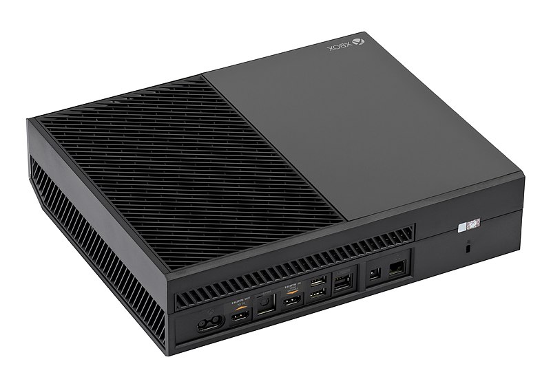 Microsoft Xbox One originální model zezadu