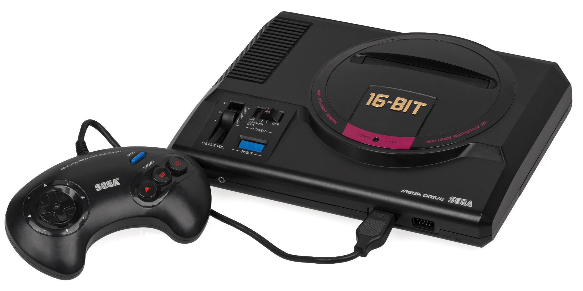 Originální Sega Genesis -> Sega Mega Drive